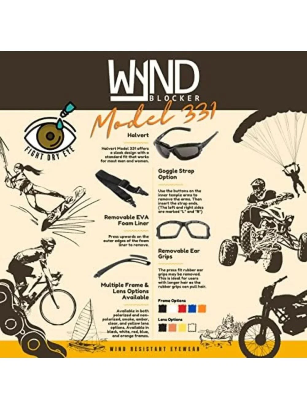 Stylish Motorcycle Riding Sunglasses | UV Protection, Anti-Fog, Lightweight